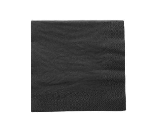 Custom Black Coined Napkins